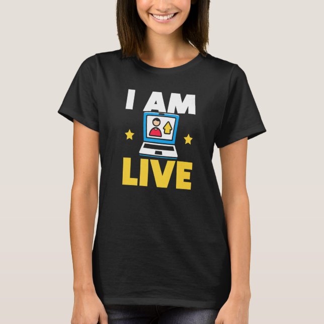 Content Creator Social Media Influencer Vlogger Pr T-Shirt (Front)