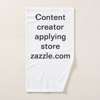 Content creator towel