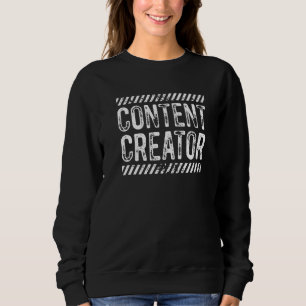 Content Creator Vlogger Influencer Blogger Podcast Sweatshirt