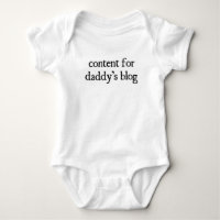 "Content for Daddy's blog
