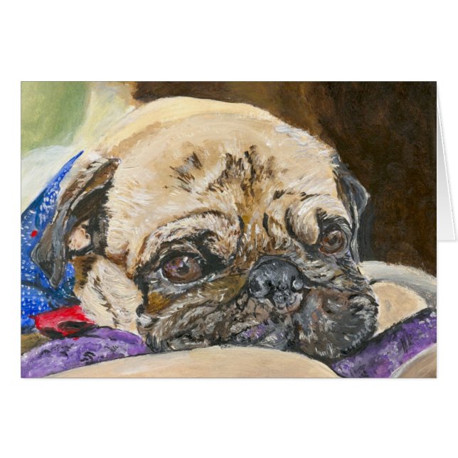 Content Pug art (Front Horizontal)