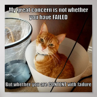 Content with failure poster