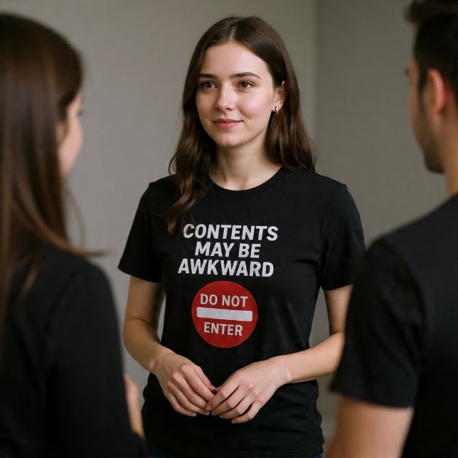 Contents May Be Awkward T-Shirt (Creator Uploaded)