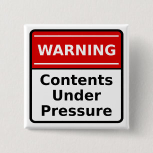 Contents Under Pressure Pin