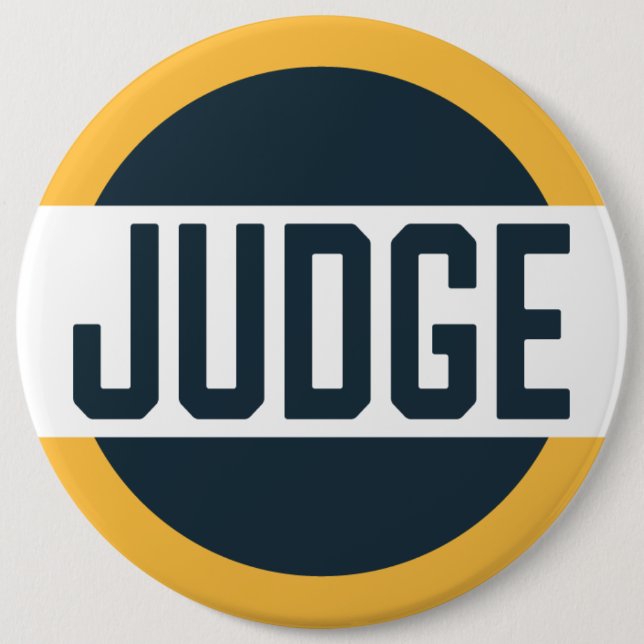 Contest Judge Badge Orange (Front)