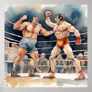 Contest Watercolour Art Print