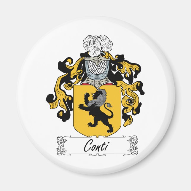Conti Family Crest Magnet (Front)