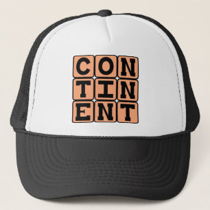 Continent, Geological Landmass Trucker Hat