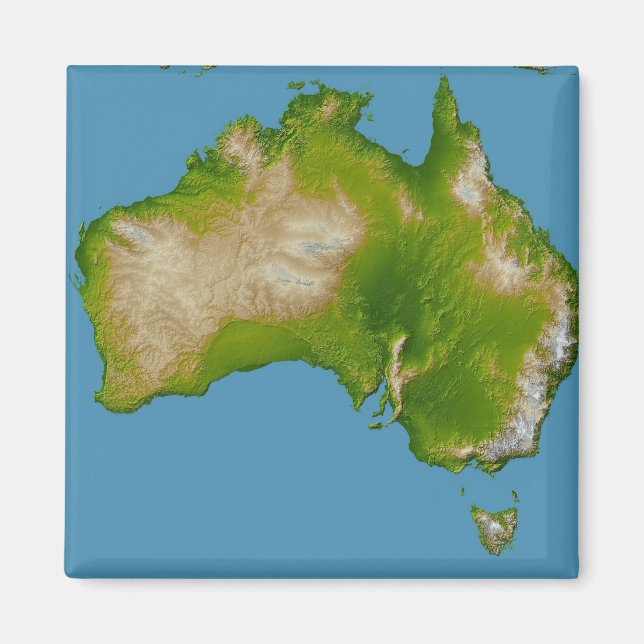 Continent of Australia Magnet (Front)