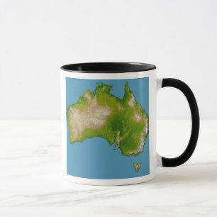 Continent of Australia Mug