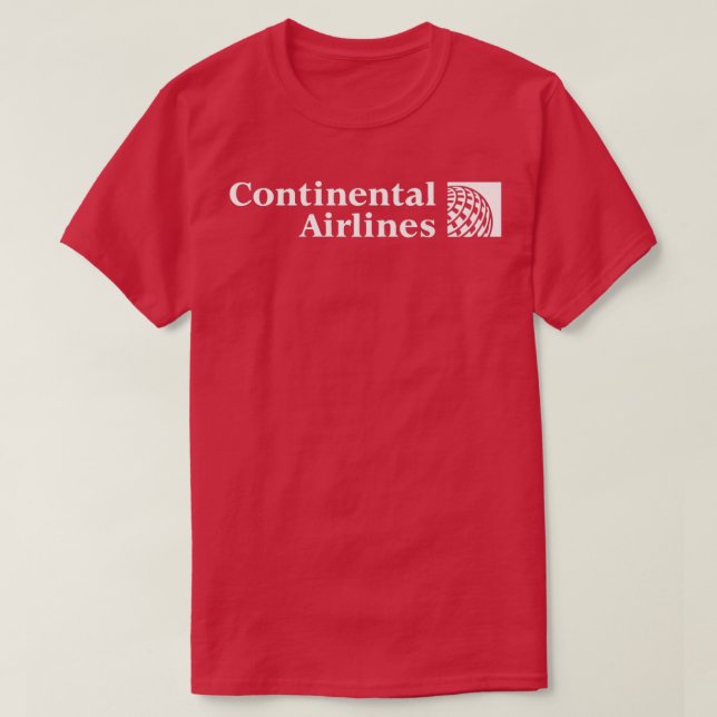 Continental Airlines T-Shirt (Design Front)