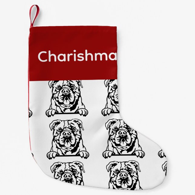 continental bulldog socks Customised dog Socks - P (Front)