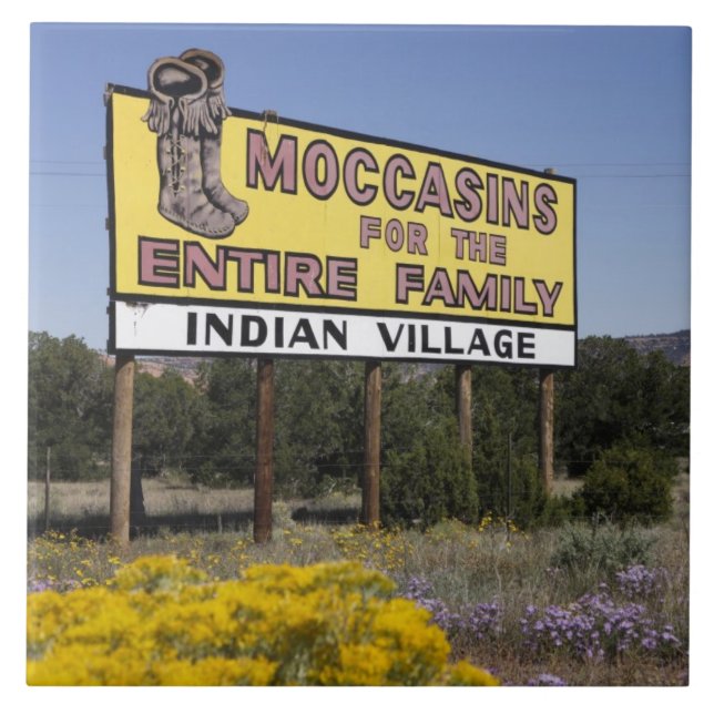 Continental Divide, New Mexico,  Route 66 Tile (Front)