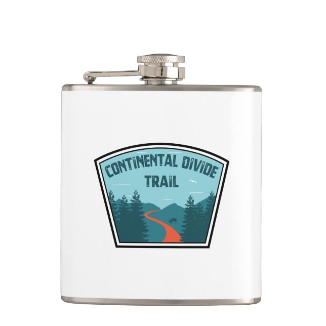 Continental Divide Trail Hip Flask (Front)