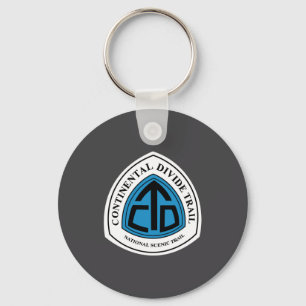 Continental Divide Trail Sign Usa _1 Key Ring