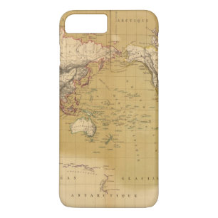 Continental Map iPhone 8 Plus/7 Plus Case