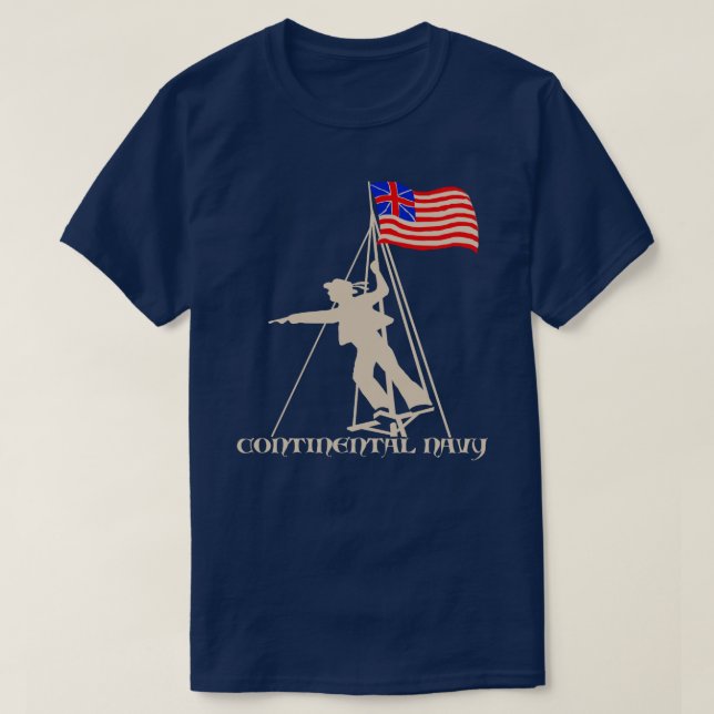 CONTINENTAL NAVY T-Shirt (Design Front)