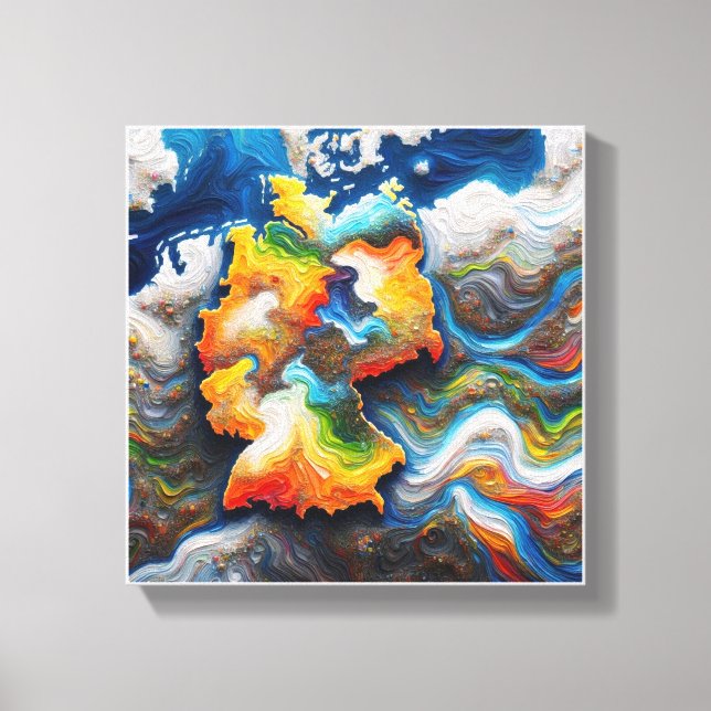 continental pulse canvas print (Front)