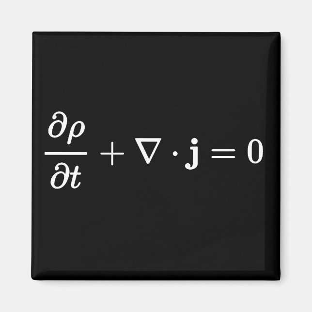 continuity equation all physics fields basics magnet (Front)