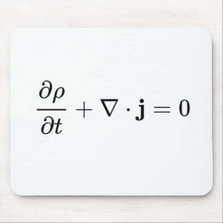 continuity equation, all physics fields basics mouse pad