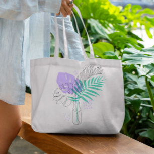Continuous Line Vase Tote Bag  