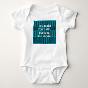 Continuous Rectangles  Baby Bodysuit