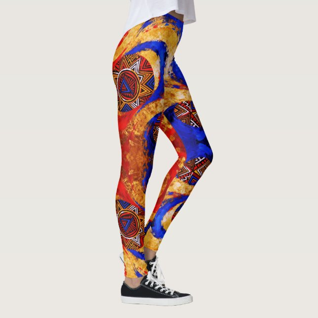 Continuum – A Colourful Black History Celebration Leggings (Right)