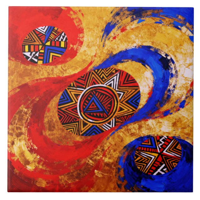 Continuum – A Colourful Black History Celebration Tile (Front)