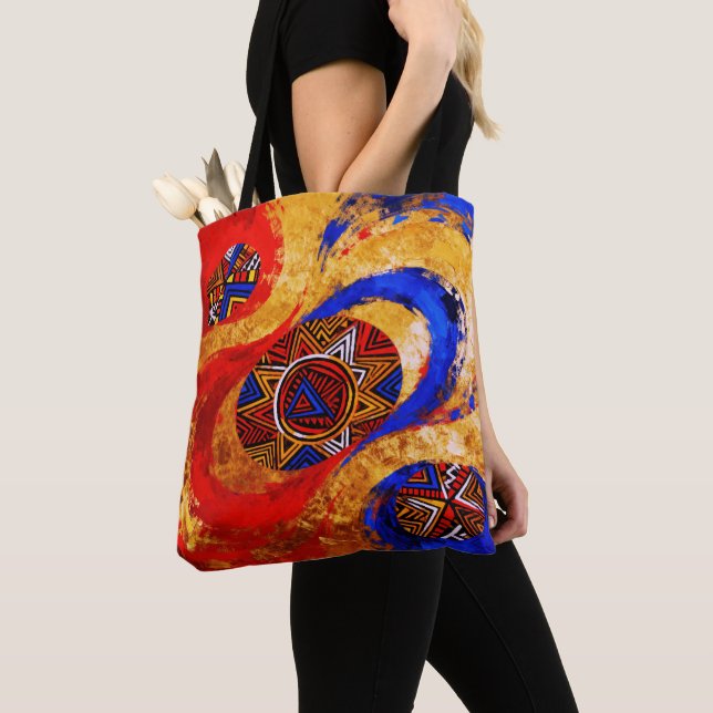 Continuum – A Colourful Black History Celebration Tote Bag (Close Up)