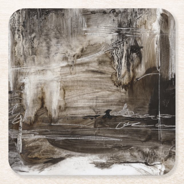 Continuum I Square Paper Coaster (Front)