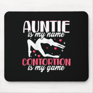 Contortionist Aunt Yoga Gymnastics Aerial And Aeri Mouse Pad