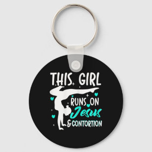 Contortionist Contortion Yoga Gymnastics Aerial An Key Ring