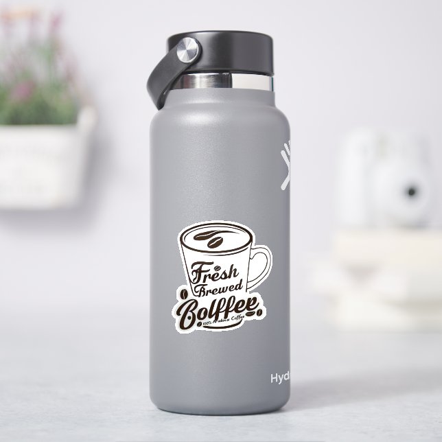 Contour kiss-cut vinyl stickers (HydroFlask)