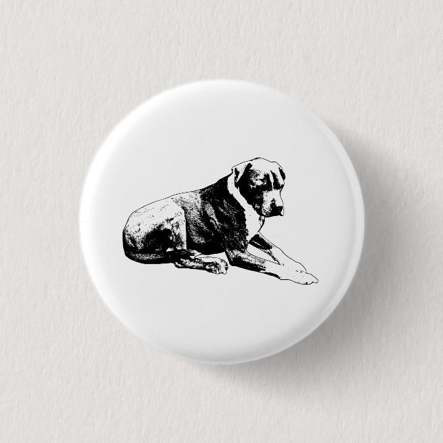 Contour Peace, Modern Mood 3 Cm Round Badge (Front)
