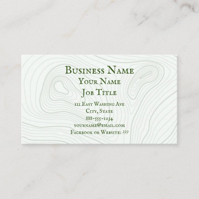 Contours Appointment Card (Front)