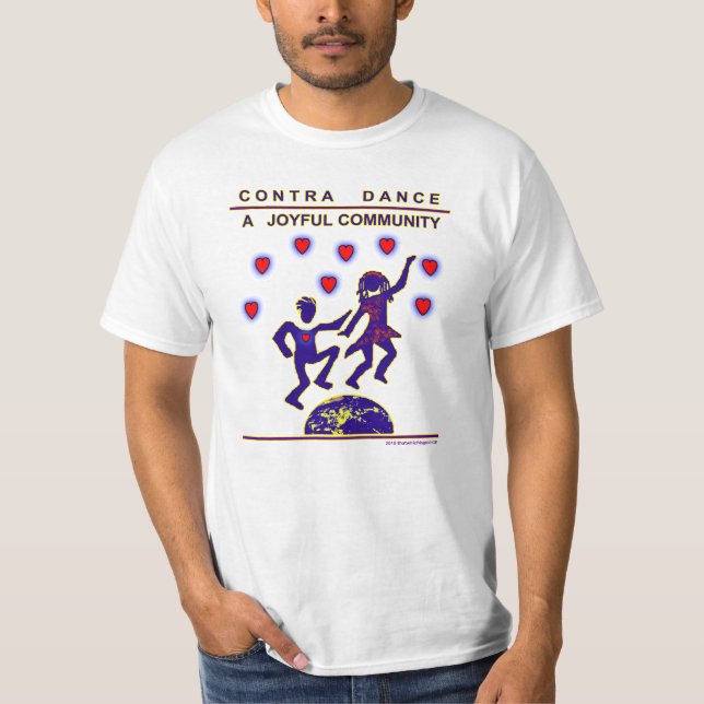 Contra Dance Joy T-Shirt (Front)