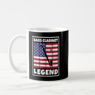 Contrabass Clarinetist USA American Bass Clarinet Coffee Mug