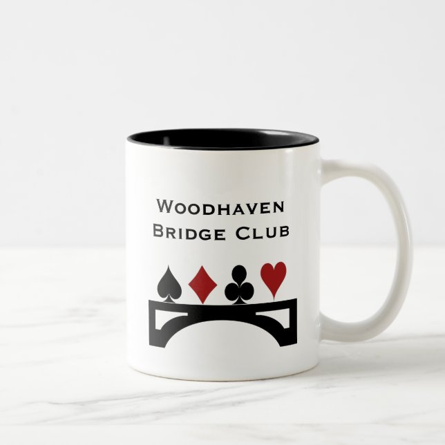 Contract Bridge Club Custom Mug (Right)