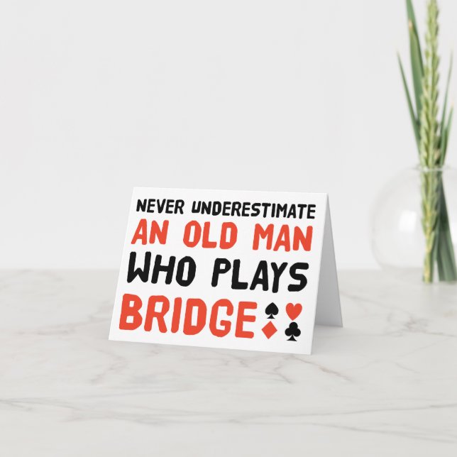 Contract Bridge Duplicate Player Bidding Card Game (Front)