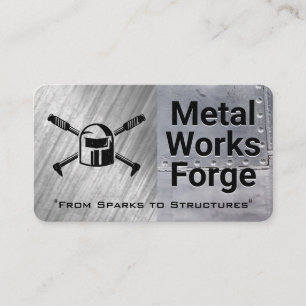 Contract Worker   Blue Collar Work   Welding Business Card