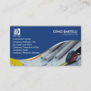 Contractor Construction Trade Skills Business Card