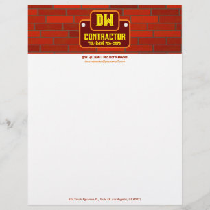 Contractor Letterhead