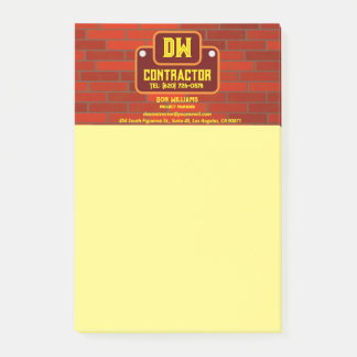 Contractor Notes