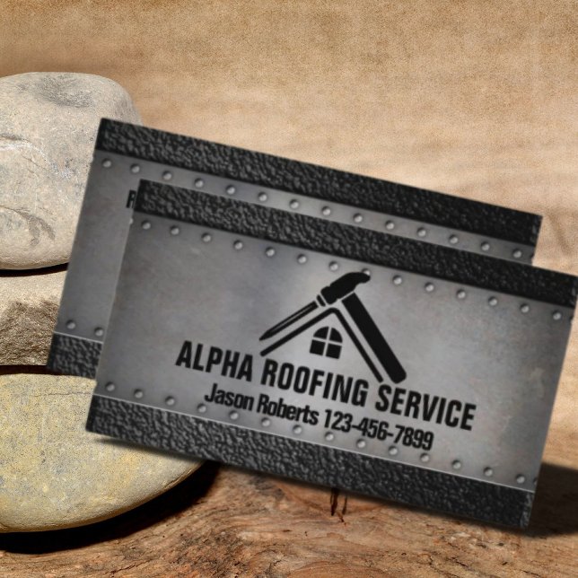 Contractor Roof Repair Construction Roofing Roofer Business Card (Contractor Roof Repair Construction Roofing Roofer Business Card)