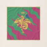 Contrada del Drago (Dragon) Palio di Siena Scarf<br><div class="desc">Contrada del Drago (Dragon) Palio di Siena flag banner</div>
