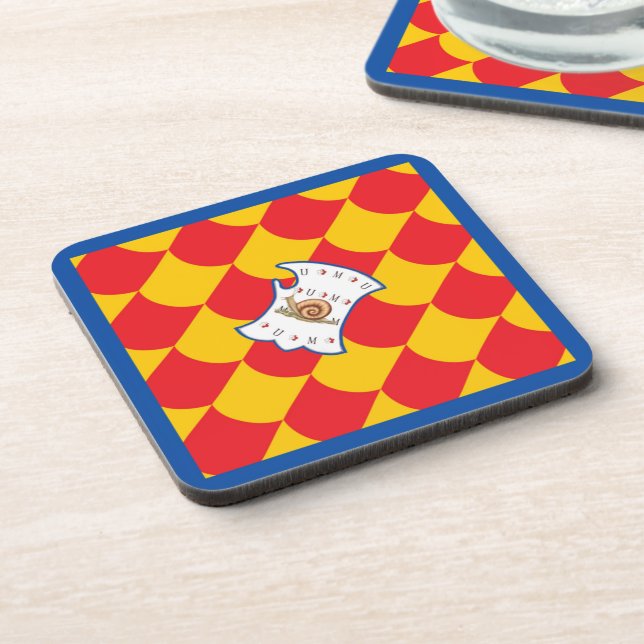 Contrada della Chiocciola (Snail) Palio Coaster (Left Side)