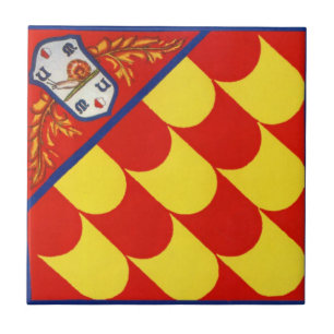Contrada della Chiocciola (Snail) Palio di Siena Tile