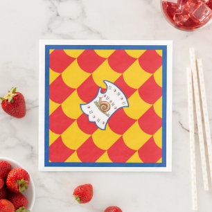 Contrada della Chiocciola (Snail) Palio Napkin