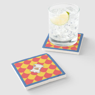 Contrada della Chiocciola (Snail) Palio Stone Coaster
