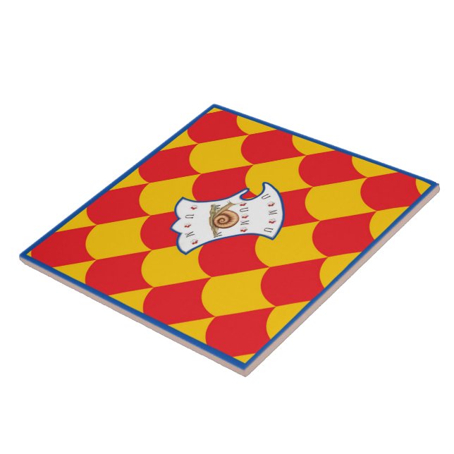 Contrada della Chiocciola (Snail) Palio Tile (Side)